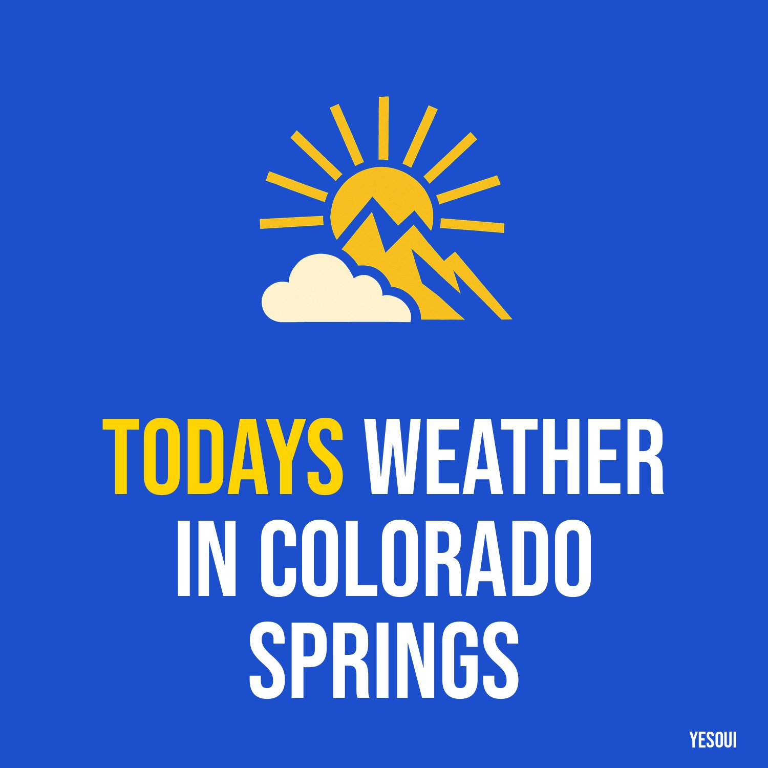 Todays weather in Colorado Springs