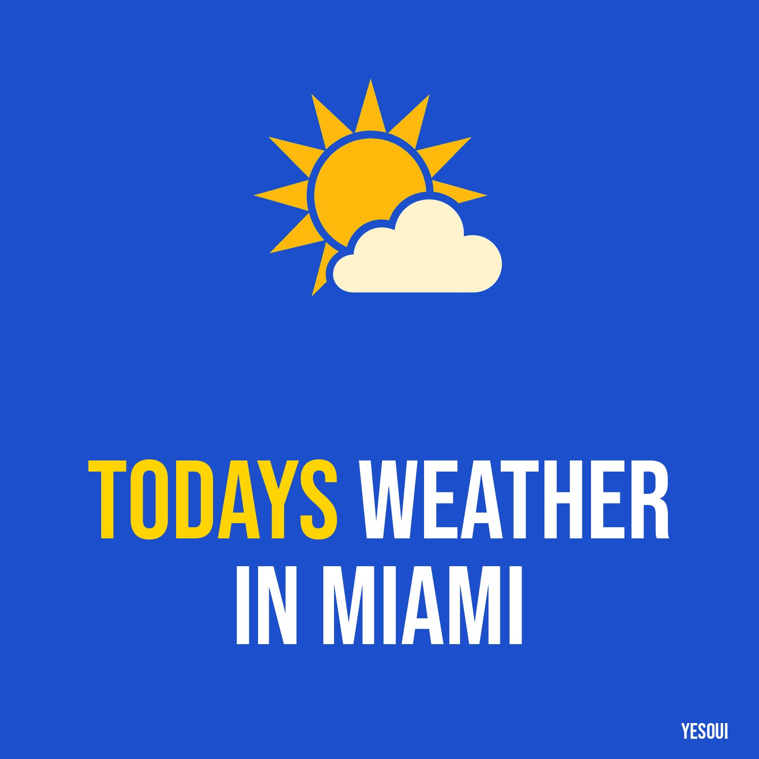 Todays Weather in Miami artwork